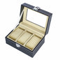 Factory supply 3 slots watch organizer box for women or men